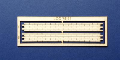 LCC 74-11 O gauge horizontal wall decoration